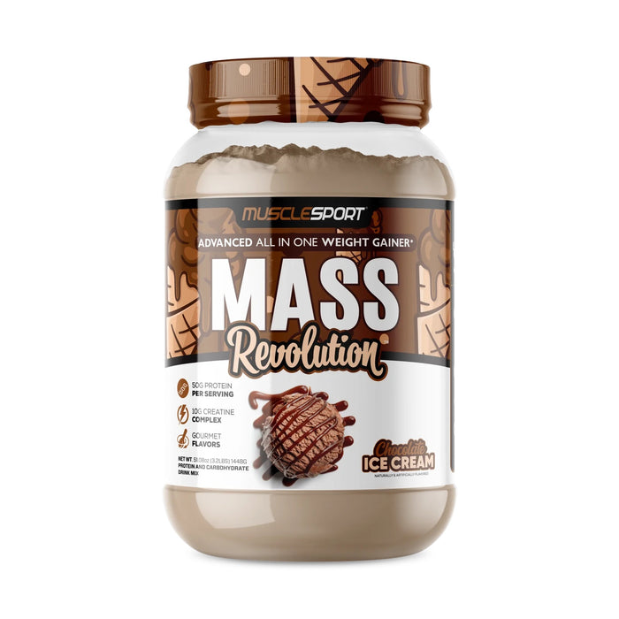 MASS REVOLUTION™ MASS GAINER 3.2LB by Musclesport