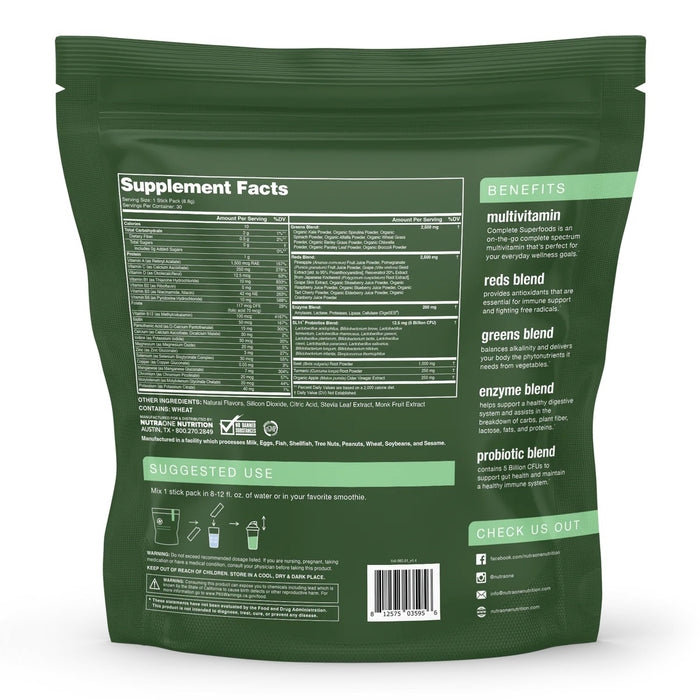 Complete Superfoods Stick Packs