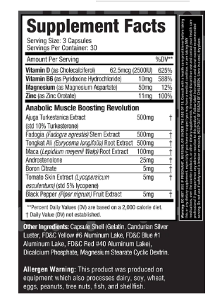 TEST BLACK by Musclesport