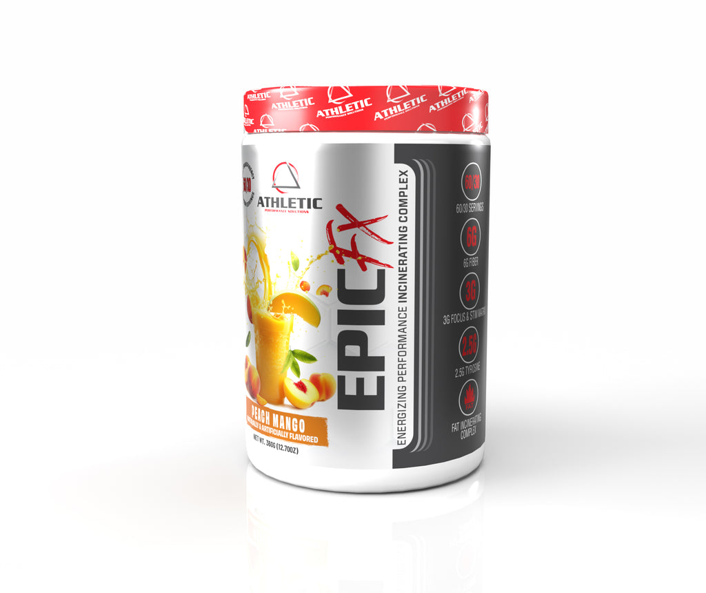 APSolutions EpicFX - Thermogenic Fat Burner Energy Drink Supplement Bottle-   Peach Mango