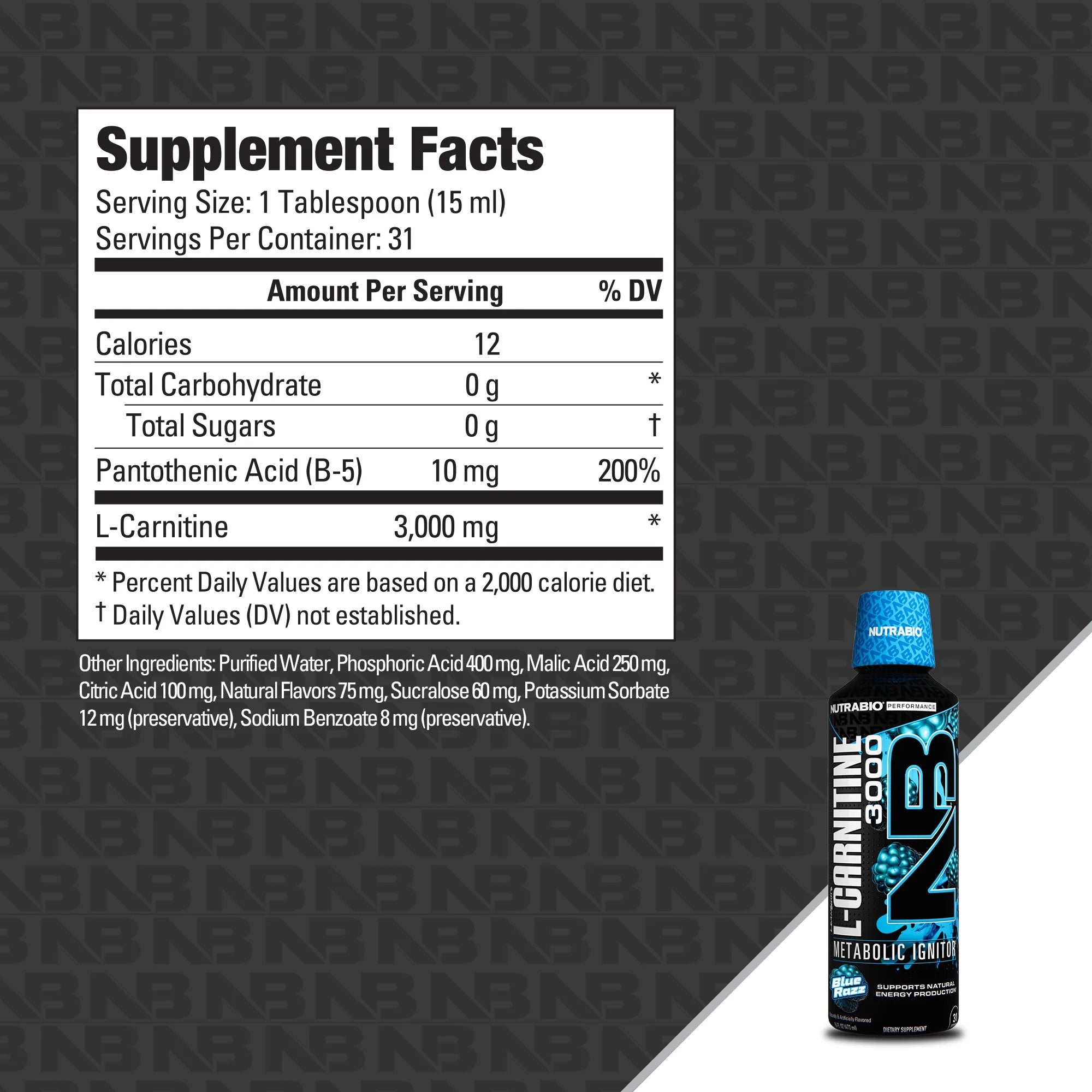 LeanShots L-Carnitine (3000mg)