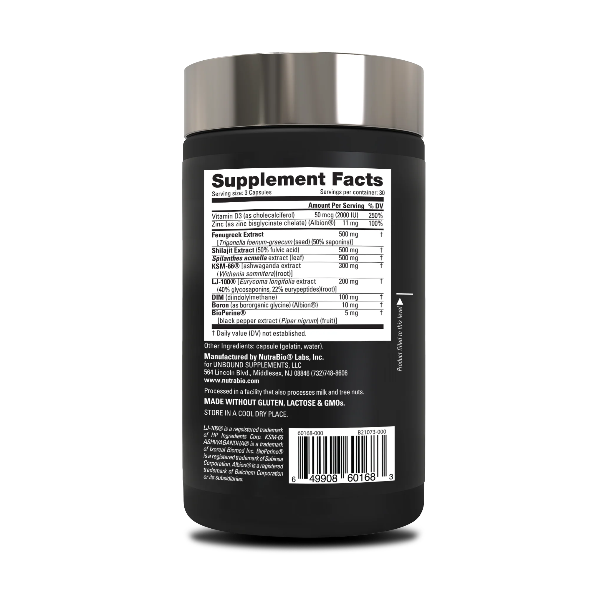 Unbound Test by Nutrab