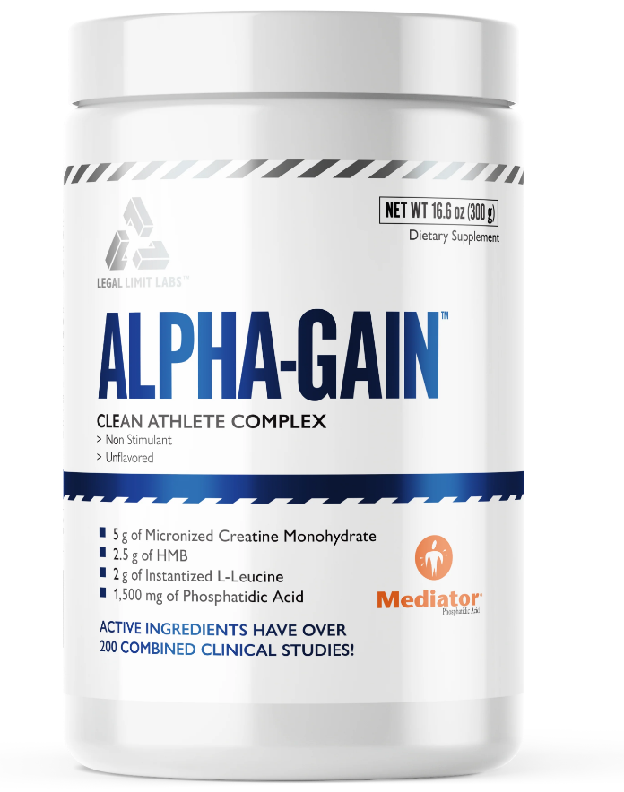 LLL Alpha Gain- Phosphatidic Acid, HMB, L-Leucine, & Creatine