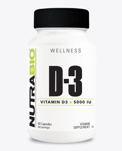 Vitamin D3 (5000 IU) by Nutrabio