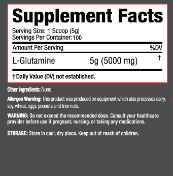 APSolutions Glutamine | Pure L-Glutamine Powder (500g)