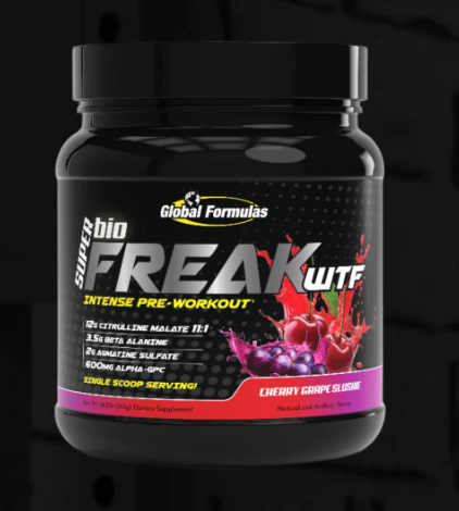 Global Formulas Super BioFreak – High-Intensity Pre-Workout Powder