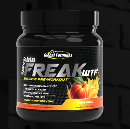 Global Formulas Super BioFreak – High-Intensity Pre-Workout Powder