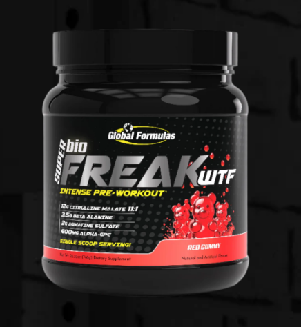 Global Formulas Super BioFreak – High-Intensity Pre-Workout Powder