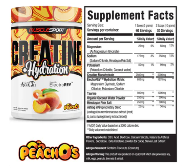 CREATINE + HYDRATION™ 300 GRAMS