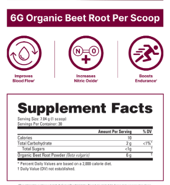 Beet Root Powder from Nutrabio