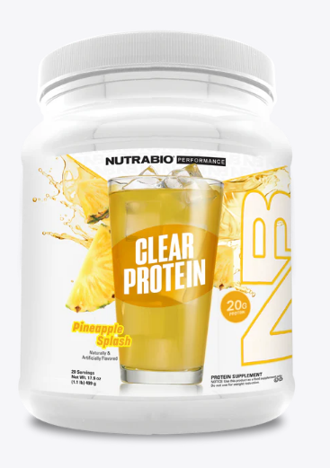 Clear Whey Protein Isolate Powder by Nutrabio
