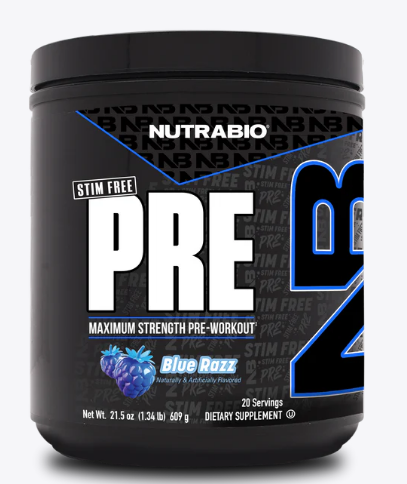 Nutrabio PRE Workout Stim Free
