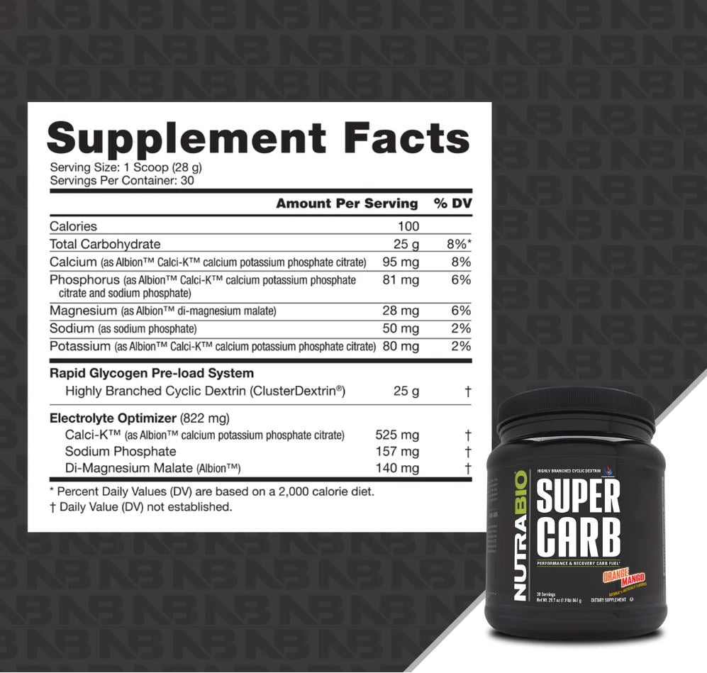 Super Carb by Nutrabio