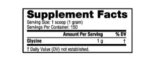 Glycine Powder 150 Grams